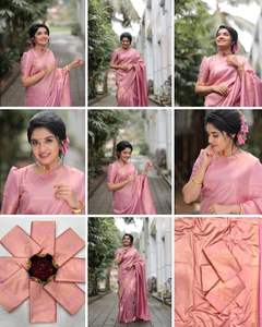 ผ้าไหมนุ่มบริสุทธิ์สารีผลิตภัณฑ์ทอมือนุ่มต้นฉบับ สุดยอดผ้าช่างทอมือโบราณสารีทองคําหนักบิ๊ก Jacquard - Product Image 5