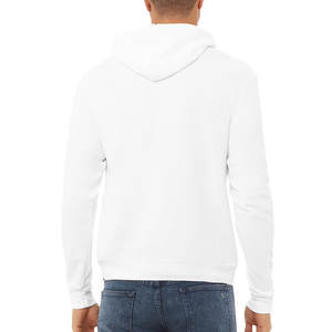 Bella Canvas de haute qualité OEM polaire de poids lourd vierge Logo imprimé toile de coton personnalisée unisexe coupe normale sweats à capuche unis pour hommes - Product Image 5