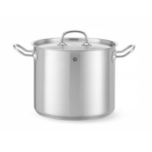 หม้อตุ๋นทรงสูง HENDI Kitchen Line 9 ลิตร พร้อมฝาปิด เส้นผ่านศูนย์กลาง 240 มม. สูง 200 มม. สำหรับทำซุปและน้ำสต๊อก - Product Image 1