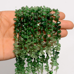 ลูกปัด tsavorite, ลูกปัดรูปลูกแพร์ tsavorite, ลูกปัดพลอย tsavorite, ลูกปัด tsavorite สำหรับทำเครื่องประดับ, ลูกปัดหลวม - Product Image 2