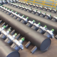Réservoir d'air personnalisé pour dépoussiéreurs à sacs industriels, montage horizontal/vertical, épaisseur de paroi sur mesure