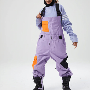 Mono de Snowboard Impermeable para Mujer, Talla Grande, 2025, Pantalones de Esquí Ajustables, Aislados, Cálidos, Resistentes al Viento, para Invierno - Product Image 4