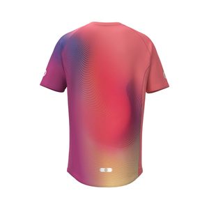 T-shirt de trail pour homme en polyester respirant à 100 % avec impression par sublimation et séchage rapide - Product Image 4