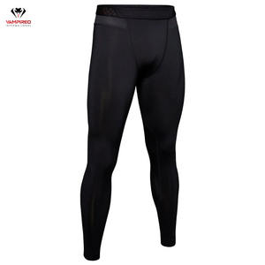 Pantalon d'entraînement de yoga confortable et respirant pour hommes, leggings souples de compression avec taille élastique en matériau souple - Product Image 1