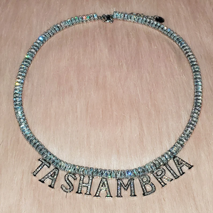 Gargantilla de cadena de serpiente chapada en oro personalizada con diamantes y perlas, joyería religiosa de moda para cristianos, regalo perfecto - Product Image 6