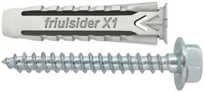 Tassello Universale X1 Evo Con Tirafondo 100 Pezzi Mm. 8x40 - Product Image 1