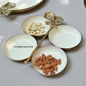 Tazón de Servir de Diseño de Mariposa, Estilo Nórdico Moderno, de Aluminio Metálico de Lujo, Ecológico, para Uso en la Cocina, Centro de Mesa - Product Image 6