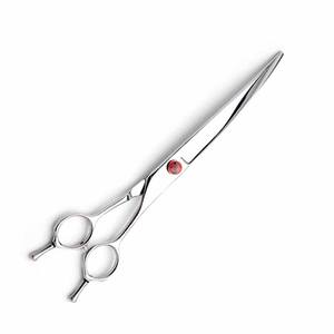 Ciseaux de toilettage pour animaux de compagnie de qualité supérieure lames incurvées 7.5 pouces miroir vernis beauté utiliser ciseaux de coiffure pour animaux de compagnie - Product Image 2