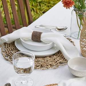 Porte-rond de serviette en rotin de luxe pour la maison, les restaurants, décorations de fête de mariage, prix d'usine du Vietnam - Product Image 2