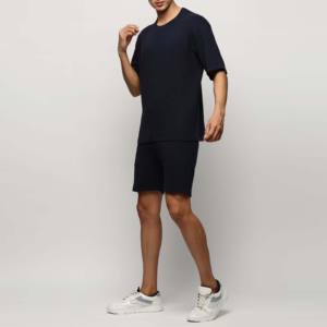 Vente en gros de shorts de sport d'été de haute qualité personnalisés, vêtements d'extérieur décontractés pour hommes, ensemble de chemises courtes pour garçons - Product Image 2