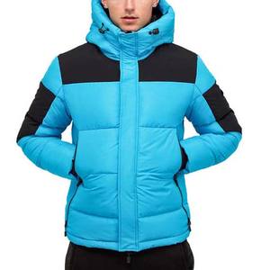 Men's High Street Outdoor Waterproof Canvas Puffer Winter <b>Jacket</b> Hooded <b>Packable</b> Eco-Friendly Windproof Breathable Coated - Product Image 6