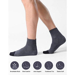 Chaussettes de lutte pour hommes de haute qualité, chaussettes de sport en coton de designer avec logo personnalisé, tendance, OEM et personnalisées - Product Image 2
