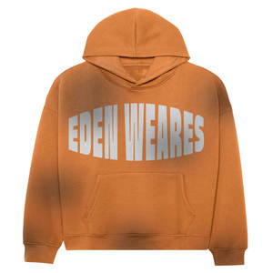 Sudadera con capucha de algodón de gran tamaño 100% para hombre, informal, de invierno, lavado ácido con estampado de soplo, bordado serigrafiado - Product Image 5