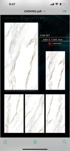 2025 Tendance Haute Qualité 600x1200mm Carreaux De Porcelaine Polis 8/10mm D'épaisseur Garantie 5 + Ans Design Moderne Style Appartement - Product Image 2