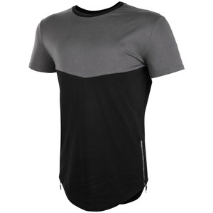 Camiseta informal de dos tonos de algodón 100% personalizada para hombre, ropa de gimnasio de entrenamiento de secado rápido con mangas cortas y diseño único - Product Image 3