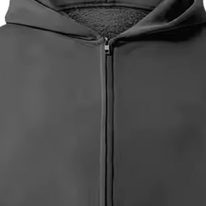 Sudadera con capucha y cremallera de manga larga para hombre, de felpa francesa 100% algodón, bordada, estilo hip hop, para invierno, de peso pesado, personalizada - Product Image 6