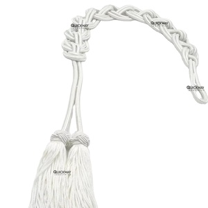 Ceinture liturgique classique blanche pour prêtres, diacres et robes de chœur - Product Image 1