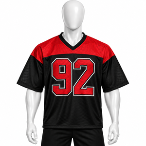 Camiseta de Fútbol Personalizada con Cuello en V, Sublimada e Impresa, con Nombre y Número, Transpirable, Tallas para Adultos, para Fanáticos - Product Image 4