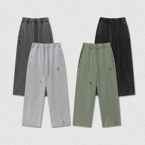 <b>Top</b> Trending Men's Custom Made Casual Sweatpants Lightweight and Breathable Best Material <b>Distressed</b> Design - Product Image 1