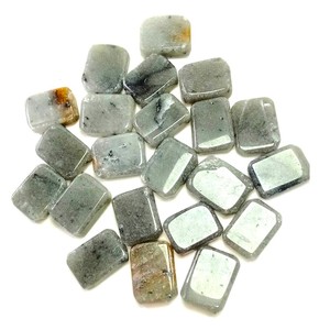 Cubo de cristal de Aventurina gris caído al por mayor, piedra preciosa de Reiki Chakra con grabado tallado, piedra de guijarro de ágata para curación - Product Image 3