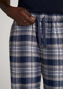 Directo de fábrica, ropa de dormir para hombre, pantalones de franela, 100% algodón, transpirable, acogedor, tela cepillada, ajuste relajado, diseño Sexy - Product Image 2