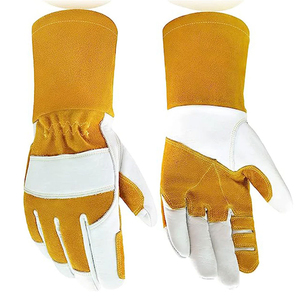 Gants de soudure en cuir de vachette pleine fleur de qualité supérieure, design premium, thermiques, respirants, sportifs, pour la sécurité en extérieur (vente en gros) - Product Image 4