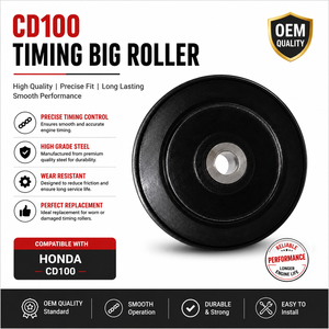 Rodillo grande de sincronización CD100 para cadena de distribución de motor, pieza de repuesto OEM para motocicleta - Product Image 2