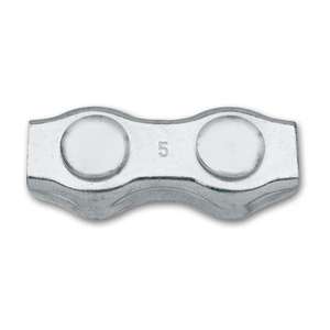 BETA-ROBUR Galvanized Duplex <b>Wire</b> <b>Rope</b> <b>Clips</b> (Multi-Pack) - Product Image 1