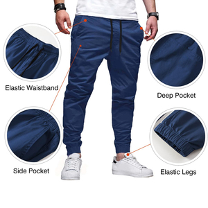 Pantalons de jogging décontractés pour hommes de haute qualité, respirants, coupe slim, streetwear, avec cordon de serrage à la taille, durables et confortables - Product Image 5