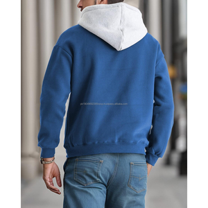 Ventes en gros de sweats à capuche oversize en coton épais et lourd pour hommes, avec logo personnalisé, unis et vierges - Product Image 2