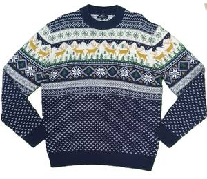 Mens Sweaters Men Wool Cotton Sweater Knit <b>Jumpers</b> Knitted <b>Pullover</b> Male Jacquard Striped Crew Neck - Product Image 3