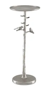 Présentoir à gâteaux et à desserts de forme ronde en métal plaqué or de qualité exclusive Présentoir à desserts en métal de grande taille au design tendance - Product Image 5