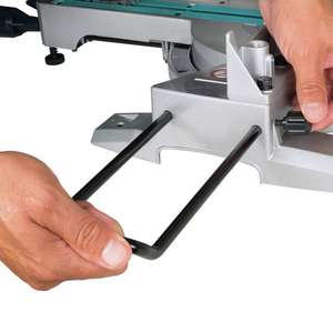 Scie à onglet coulissante électrique de qualité industrielle et pour le bricolage, pour la coupe du bois, du métal, de la pierre et de la brique, avec certificat GS - Product Image 3