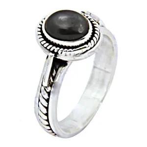 Anillo de Ónice de Plata 925 para Mujer, Joyería Fina Boho Hecha a Mano con Baño de Platino y Rodio - Product Image 2