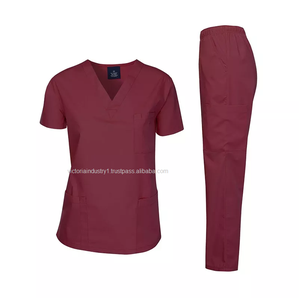 Tenues médicales unisexes, hauts de travail, dernières tendances, broderie, style personnalisé OEM, fournisseurs pakistanais, ensembles de blouses d'hôpital - Product Image 5