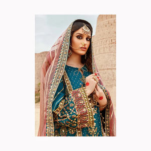 Designer Lehenga Choli avec séquence de travail pour les mariages et les occasions spéciales Achats en ligne de Surat India - Product Image 5