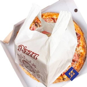 Bolsas de supermercado Bolsas de compras de plástico al por mayor para comida rápida Grosor personalizado Impresión personalizada - Product Image 1