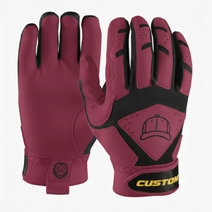 Guantes de Softbol Personalizados al por Mayor con Logotipo, Tejido Reforzado, Carcasa Duradera, Máxima Tracción, Mitigación de Impactos, Guantes de Bateo de Béisbol Flexibles - Product Image 2