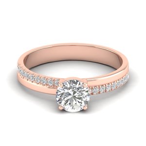 แหวนแต่งงานเพชรทรงกลม REYES Luxury ทองคำแท้ 14K น้ำหนัก 0.96 กะรัต เพชร CVD ผลิตในห้องปฏิบัติการ สำหรับผู้หญิง ชุบโรเดียม - Product Image 6