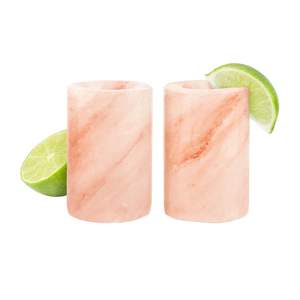 Vidrio de Tequila de sal de roca del Himalaya cortado a mano, artesanía Natural pura para servir cócteles de Bar - Product Image 4