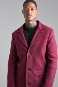 เสื้อโค้ทลำลองขนสัตว์สำหรับผู้ชาย, เสื้อโค้ทผ้าวูลตัวยาวกันลมไซส์ใหญ่พิเศษสำหรับฤดูใบไม้ร่วงและฤดูหนาวดีไซน์ใหม่ล่าสุดสำหรับผู้ชาย - Product Image 3