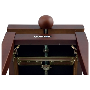 Quik Lok-PB/100 WN S Banco de piano de madera Altura ajustable Banco de piano de madera Satén Nogal Negro - Product Image 5