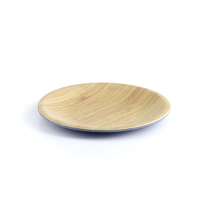 Assiette à dîner en bois naturel écologique personnalisée de haute qualité plateau de service en bambou pour décor Snack Dessert servant - Product Image 1