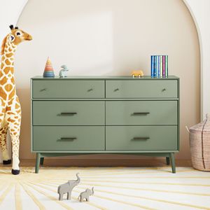 Mid Century Modern Wooden Dresser Gabinete para niños para sala de estar o dormitorio - Product Image 4