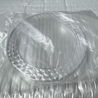 Boîte de rangement pour ongles pressés transparente vide de 9*9 cm, emballage rond pour ongles, emballage pour nail art