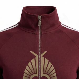 Conjunto Deportivo con Capucha Estampado para Mujer, 100% Poliéster, Secado Rápido, Transpirable, Ligero, Conjunto para Correr, Manga Larga - Product Image 4