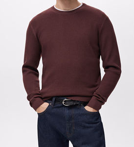 Nuevo Cárdigan de Punto para Mujer, Estilo Casual de Otoño, Manga Tres Cuartos, Cierre de Cremallera, Jacquard, Nailon/Acrílico, Logotipo Frontal - Product Image 4