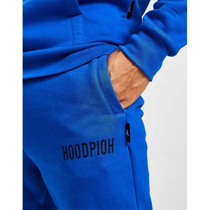 Conjunto Deportivo de Invierno para Hombre, 100% Algodón, Diseño Color Block, para Ropa Urbana Moderna y Personalizada - Product Image 4