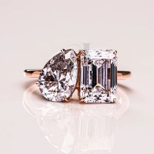 Bague en diamant Moissanite VVS de haute qualité certifiée IGI bijoux fins pour hommes femmes anniversaire de mariage bagues de fiançailles fines - Product Image 4