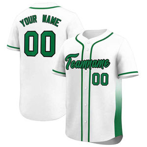 Maillot de baseball et de softball double face Col rond réversible avec logo de transfert de chaleur Chemise d'équipe vierge de grande taille - Product Image 4